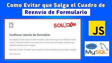 ✅Como Evitar el cuadro de Reenvío del Formulario con JS | PHP y MYSQL