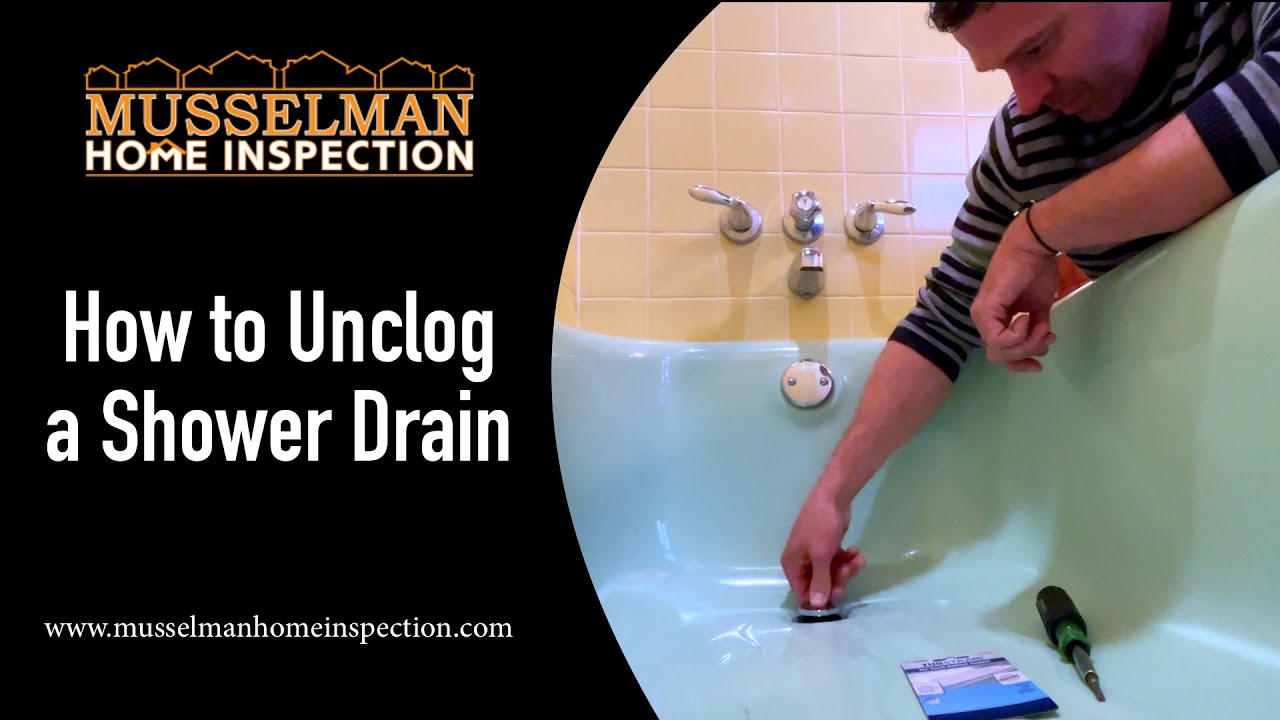 How to Unclog a Shower Drain (And replace the drain plug you broke in the process.)