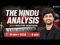CLAT 2027: The Hindu Newspaper Analysis | 15 May 2026 | Daily GK &amp; Current Affairs for CLAT