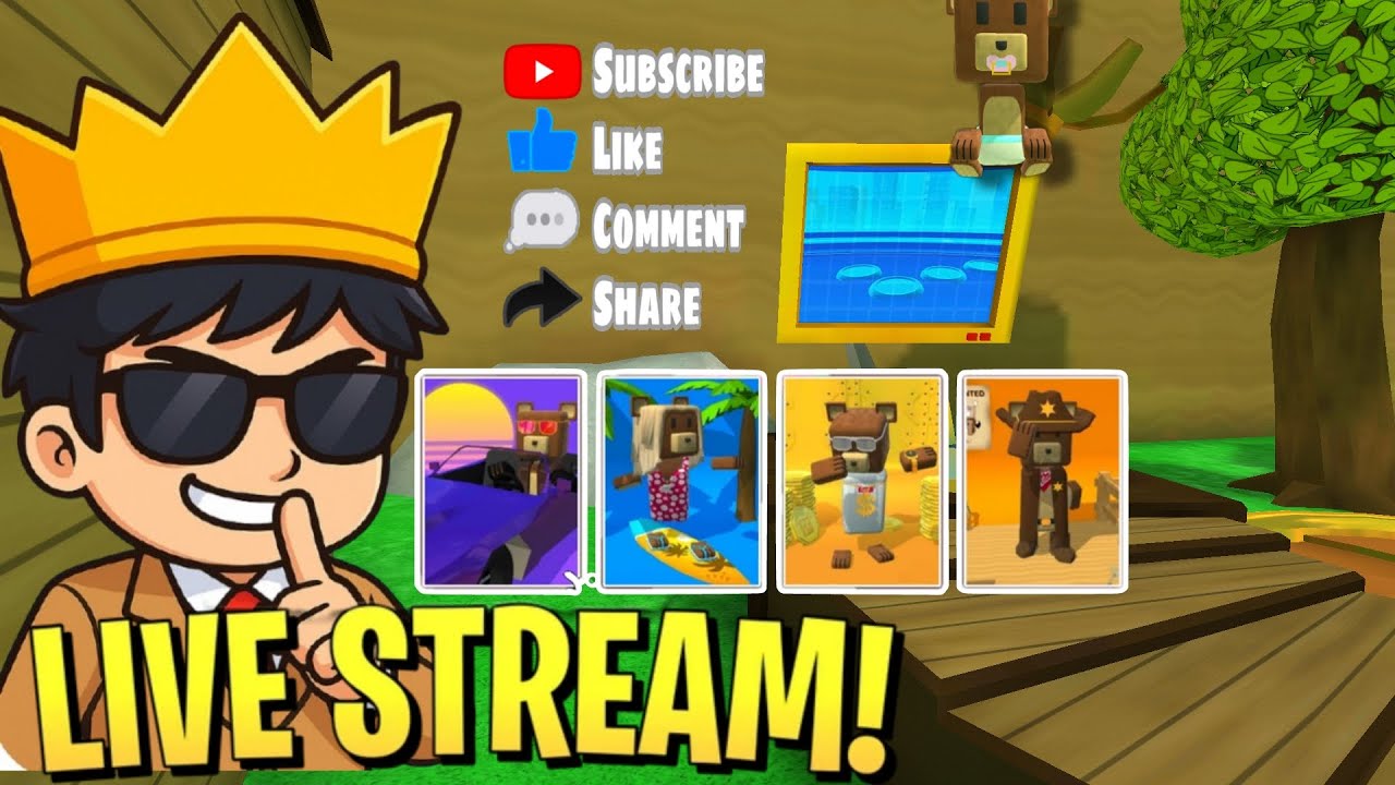 🔴SUPER BEAR ADVENTUR LIVE STREAMING SHARE CODE MULTIPLAYER