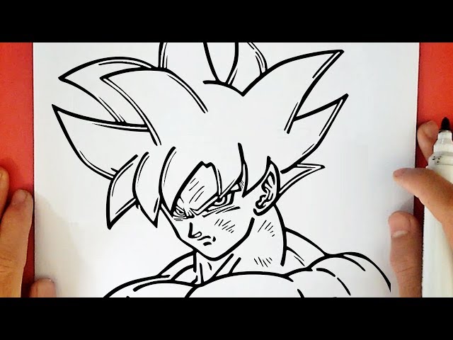 Como Desenhar o Goku - Tutorial Passo a Passo  Coloriage dragon ball z,  Dessin goku, Fond d'ecran dessin