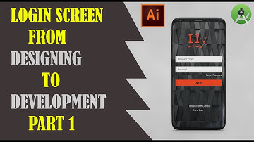 Login Screen Design From Illustrator To Android Studio | Part 1 (URDU \ HINDI)