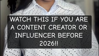 Download Lagu WATCH THIS IF YOU ARE A CONTENT CREATOR OR INFLUENCER BEFORE 2026!! MP3