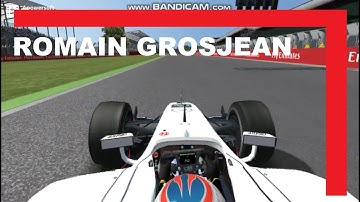 rFactor - GP2  Series 2008 - Romain Grosjean onboard lap at Silverstone (No Driving Aids)