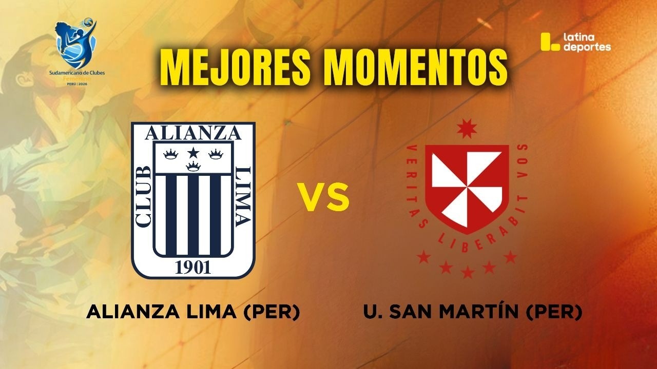 SUDAMERICANO DE VÓLEY - MEJORES MOMENTOS - TERCER LUGAR - Alianza Lima vs Universidad San Martín