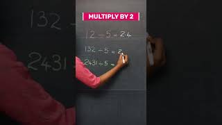 Division trick | Dividing by 5 short trick  | Maths trick | #shorts