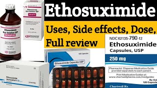 Ethosuximide Zarontin - Pharmacist Review - Uses, Dosing, Side Effects By