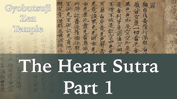 The Heart Sutra | Dharma Talk Series Part 1