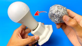 How to Use Aluminum Foil to Repair Broken LED Bulbs