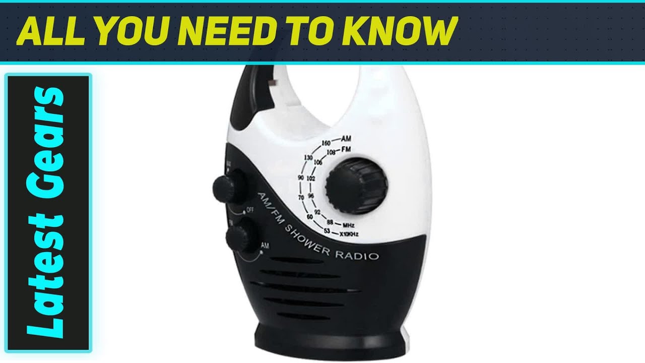 Best Music Radio Mini FM AM Waterproof Shower Radio: Your Ultimate Portable Sound!