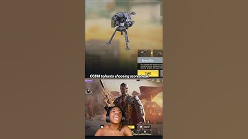 CODM tryhards choosing scorestreak.. #shorts