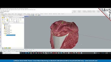 Primer:  5 Axis Mesh Machining with MecSoft CAM