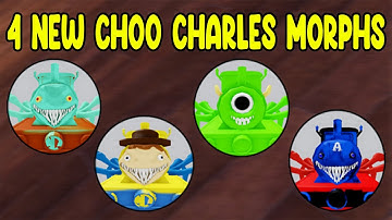 UPDATE - How to Find ALL 4 NEW CHOO CHARLES MORPHS in Find The Choo Charles Morphs