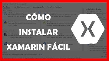¿Cómo instalar Xamarin con Visual Studio 2019 en Windows?