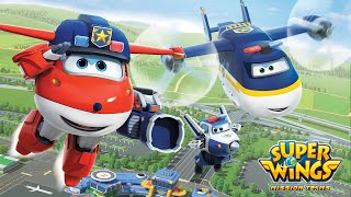 ✈ Super Wings 3 Team Mission Highlight! Ambulance | Fire truck | Police car | Excavator ✈