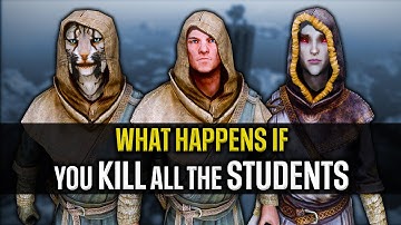 Skyrim ٠ What Happens If You Kill All The Students Of The College Before The Quest «First Lessons»