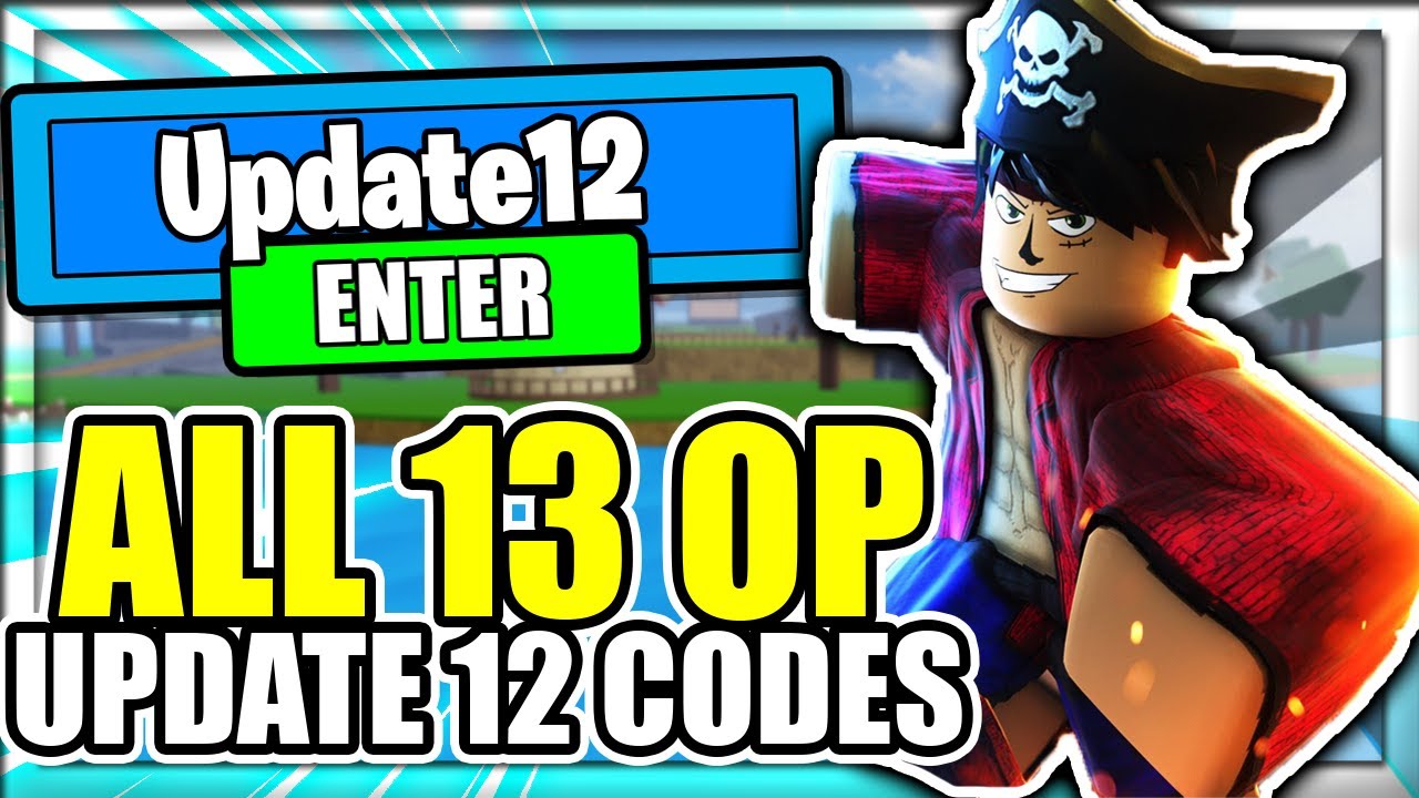 All 13 New Secret Update 12 Codes Blox Fruits Roblox Youtube