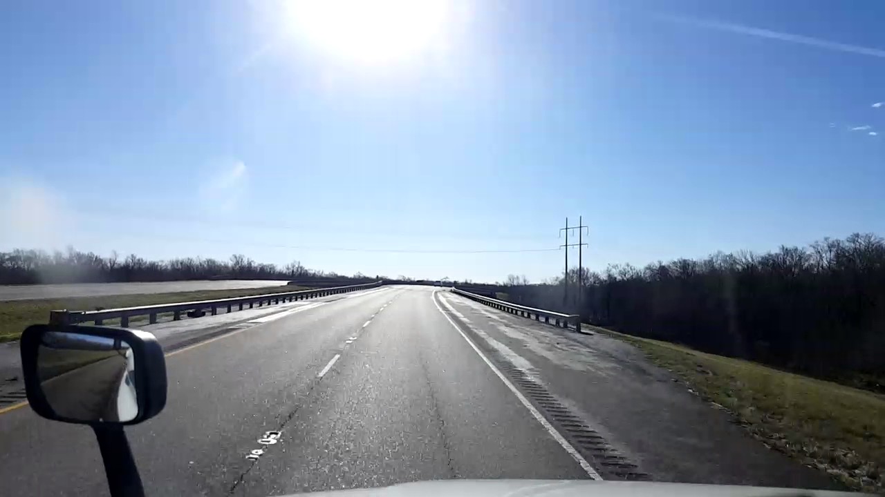 Bigrigtravels Live! Cheneyville to Port Allen, Louisiana Interstate