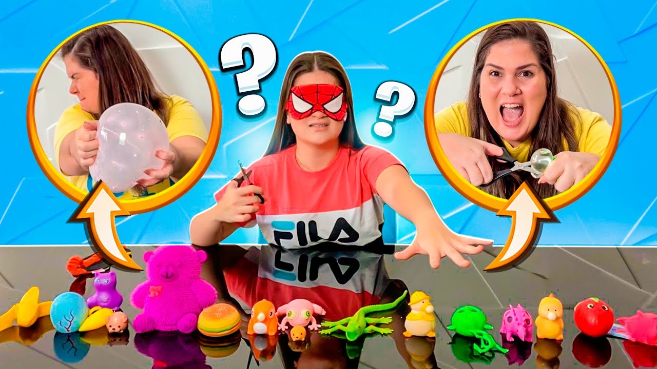 CORTANDO E ABRINDO STRESS BALL * NÃO ESCOLHA ERRADO!!!