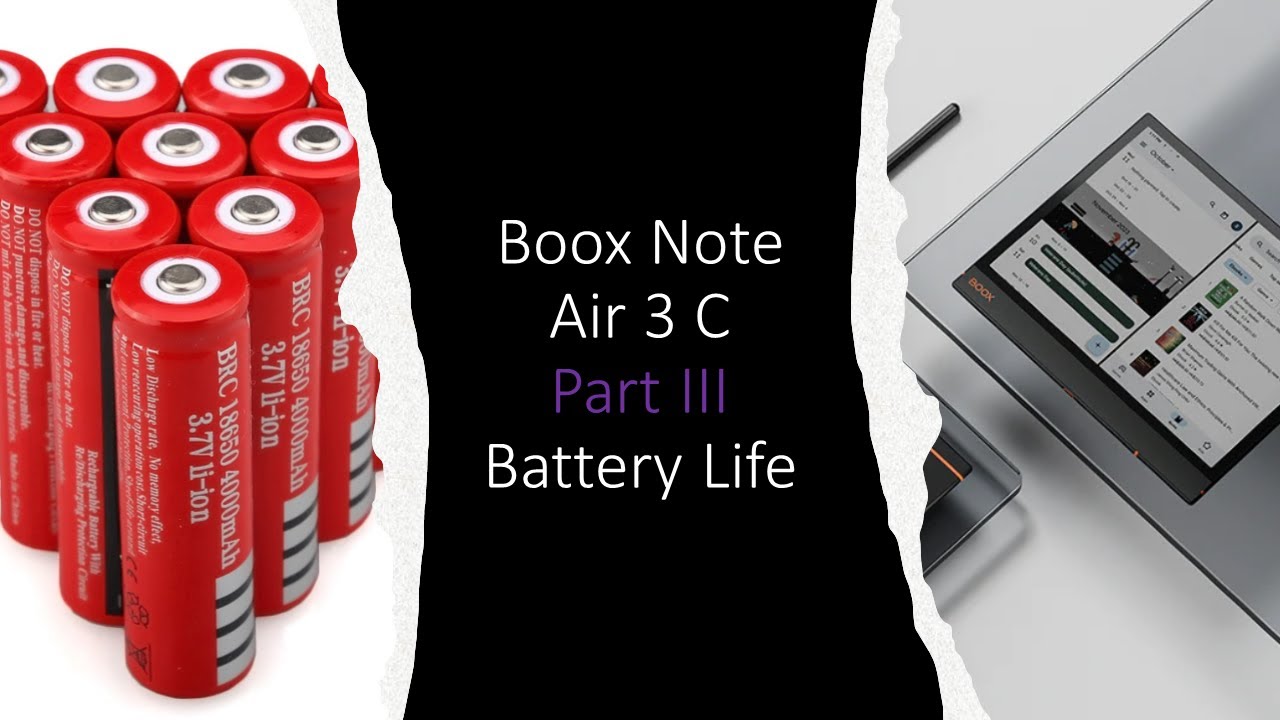 Enhancing Battery Life on Boox Note Air 3 C: Tips and Tricks — Eightify