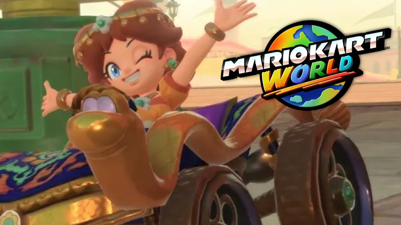 Mario Kart World - Nintendo Switch 2 Gameplay | more Binoculars footage with Princess Daisy