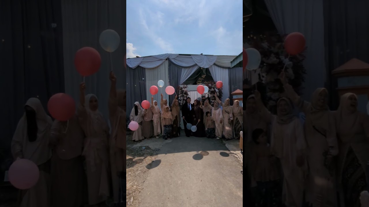 siapa yang wedding nya begini #wedding #resepsimple #freelance #tegal #slawi #brebes #acara #heboh
