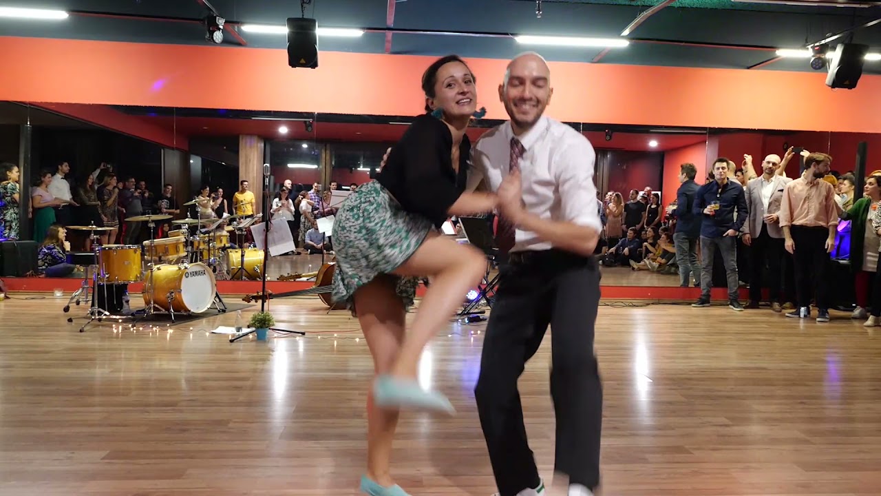 Mila&Gogo - Collegiate Shag performance - 9th Lindy Hop Bulgaria Birthday Party