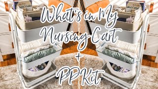 What's In My Nursing Cart + Postpartum Recovery Kit \/\/ FTM