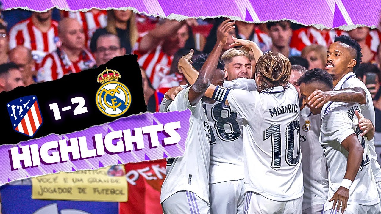 maskinskriver Banke Usikker Atlético Madrid 1-2 Real Madrid | HIGHLIGHTS | LaLiga 2022/23 - YouTube