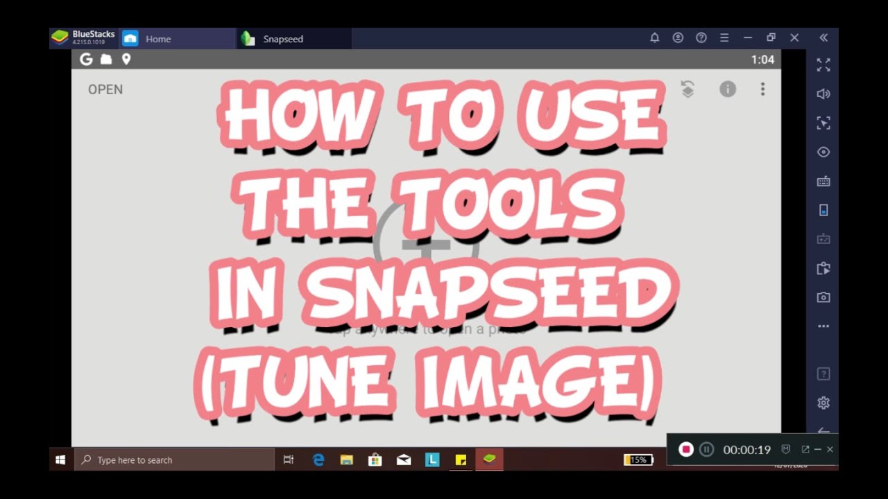 HOW TO USE "TOOLS" IN SNAPSEED (Tune Image) YouTube