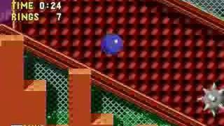 Sonic the Hedgehog Spring Yard Zone Act 2 Speed Run