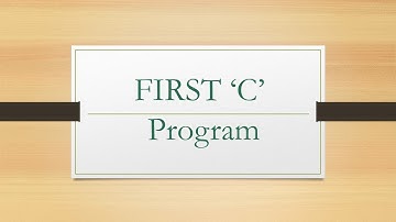 First C Program || Kartik Umesh Sharma