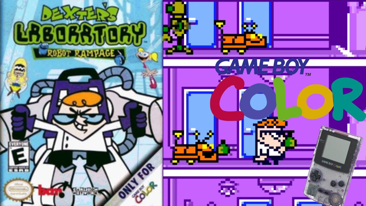 Dexter's Laboratory: Robot Rampage (2000) Nintendo GameBoy Color ...