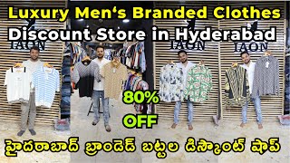 Famous Men’s Ultra Luxury Multi Branded Clothes Discount Store in Hyderabad, Top Brands at Budget