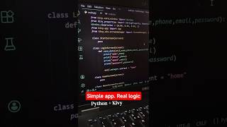 Fast Food App.Python And Kivy✅ #agenticai #ai #python #flutter #programming #kivy