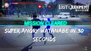 Lost Judgment - Takayuki Yagami VS Super Angry Watanabe [The Gauntlet] 4K60FPS HDR