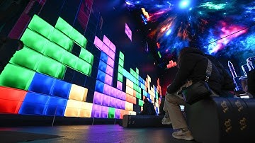 London hosts giant interactive Tetris game for its 40th anniversary