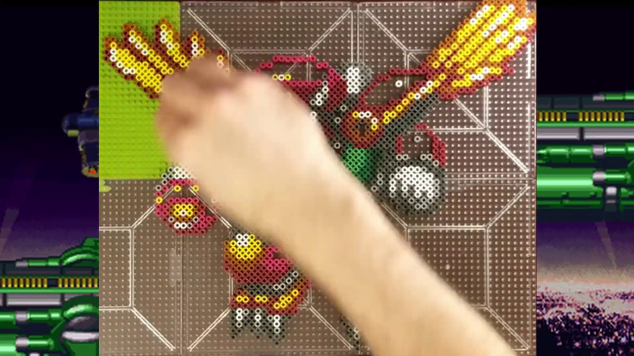 Mega Man X4 - Storm Owl cover ft. Bullicann (Beadsprite Timelapse)