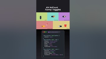 Funny Toggles #coding #python #javascript #code #developer #codes #animation #js #games #programming