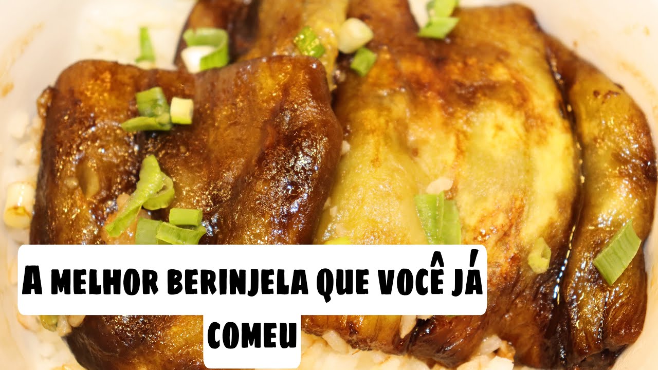 A melhor berinjela que voce ja comeu, berinjela Kabayaki, berinjela na frigideira