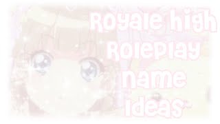 cute roleplay name ideas !! 🌸 pt. 1 💭🐑