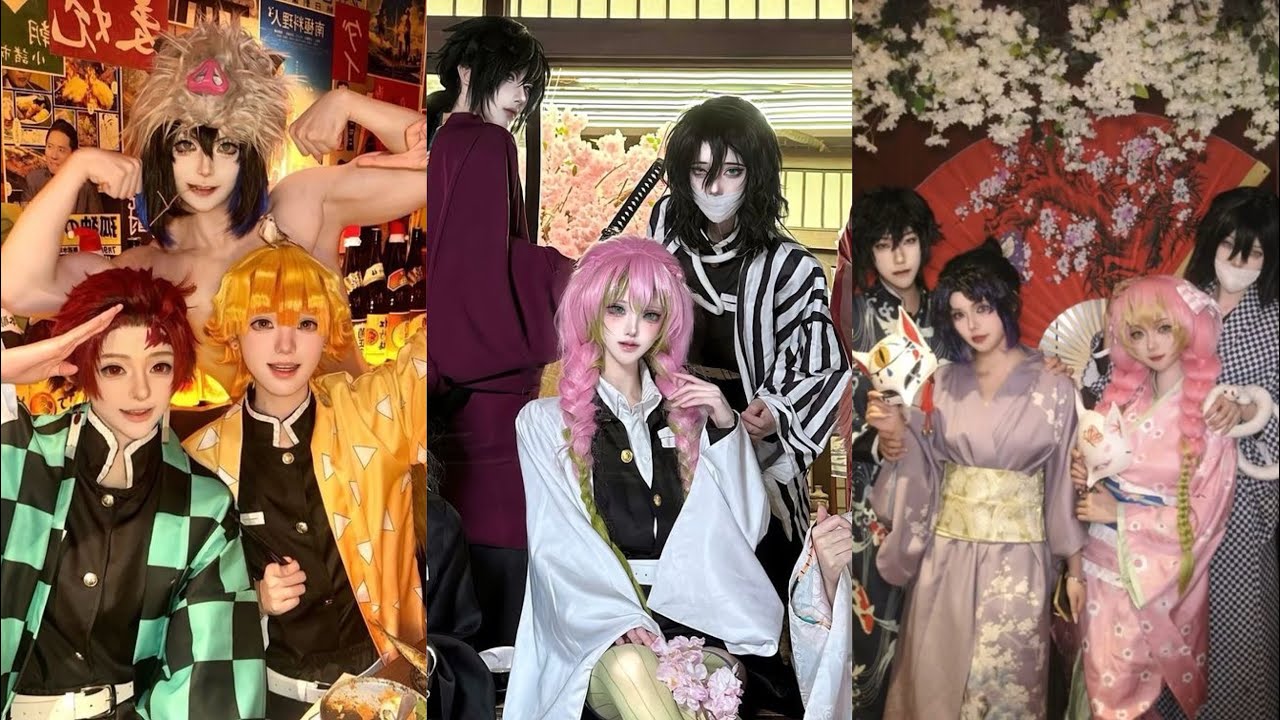 Demon slayer cosplayers TikTok #anime #cosplay