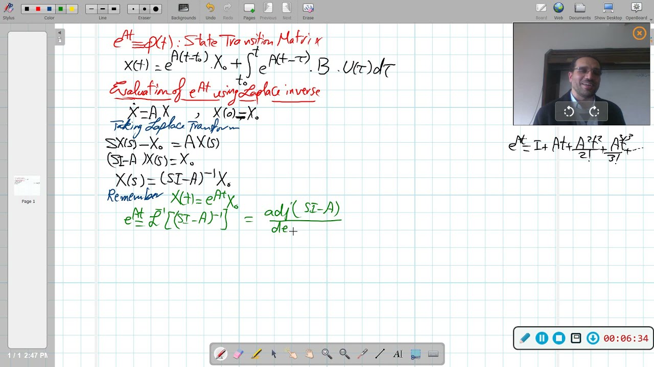 Time Response of Dynamical Systems using State Transition Matrix   Part II