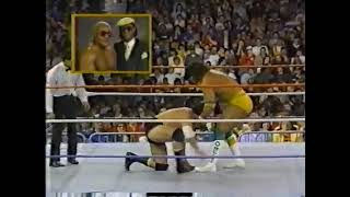 Billy Jack Haynes vs The Gladiator WWF Wrestling Challenge April 1987