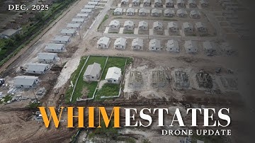 The Future of Jamaica Housing Is Being Built at Whim – December 2025 Drone Update