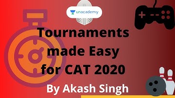 QUARANTINE BATCH | Tournaments made Easy for CAT 2021 | Part - II | By Akash Singh
