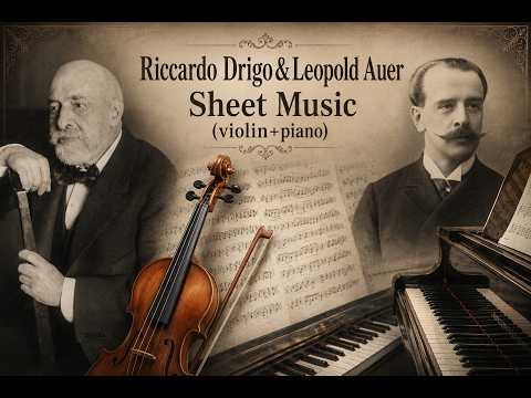R. Drigo - Valse bluette  With Sheet Music (violin+piano)