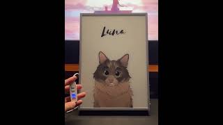 Anime pet night light customization, USB plug 3-tone lighting atmosphere