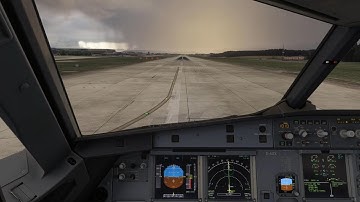 Fenix A320 | Take Off Geneva Swiss | MSFS 2024