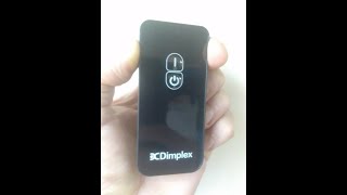 Replacement original Dimplex 2 button remote control
